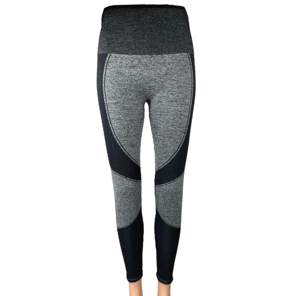 ThirdLove Flex Seamless Gray High Waist Compression Yoga Leggings Pants Size L - Picture 1 of 5